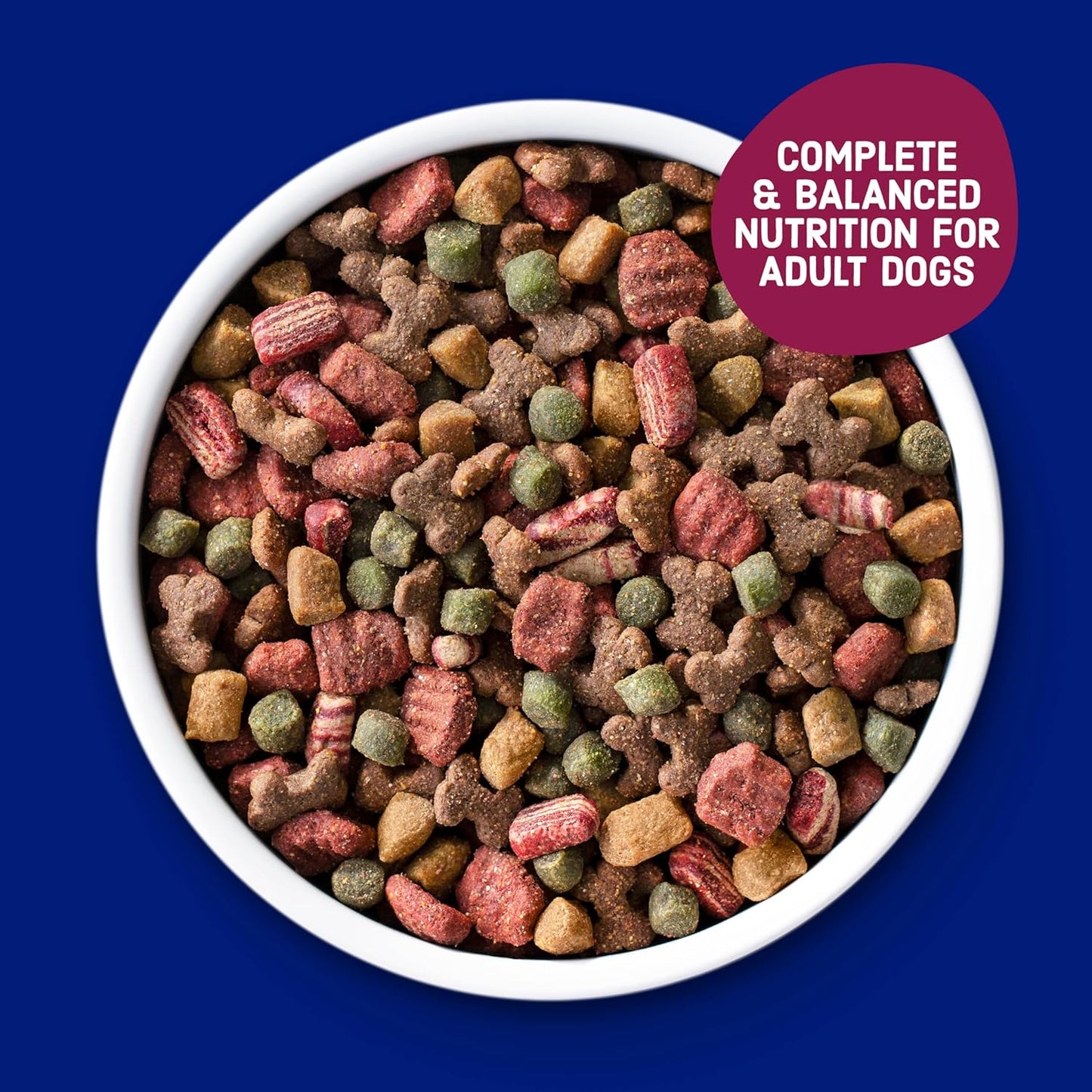 Kibbles 'n Bits Dry Dog Food, Savory Bacon & Steak Flavor for Adult Dogs 16 lb. Bag