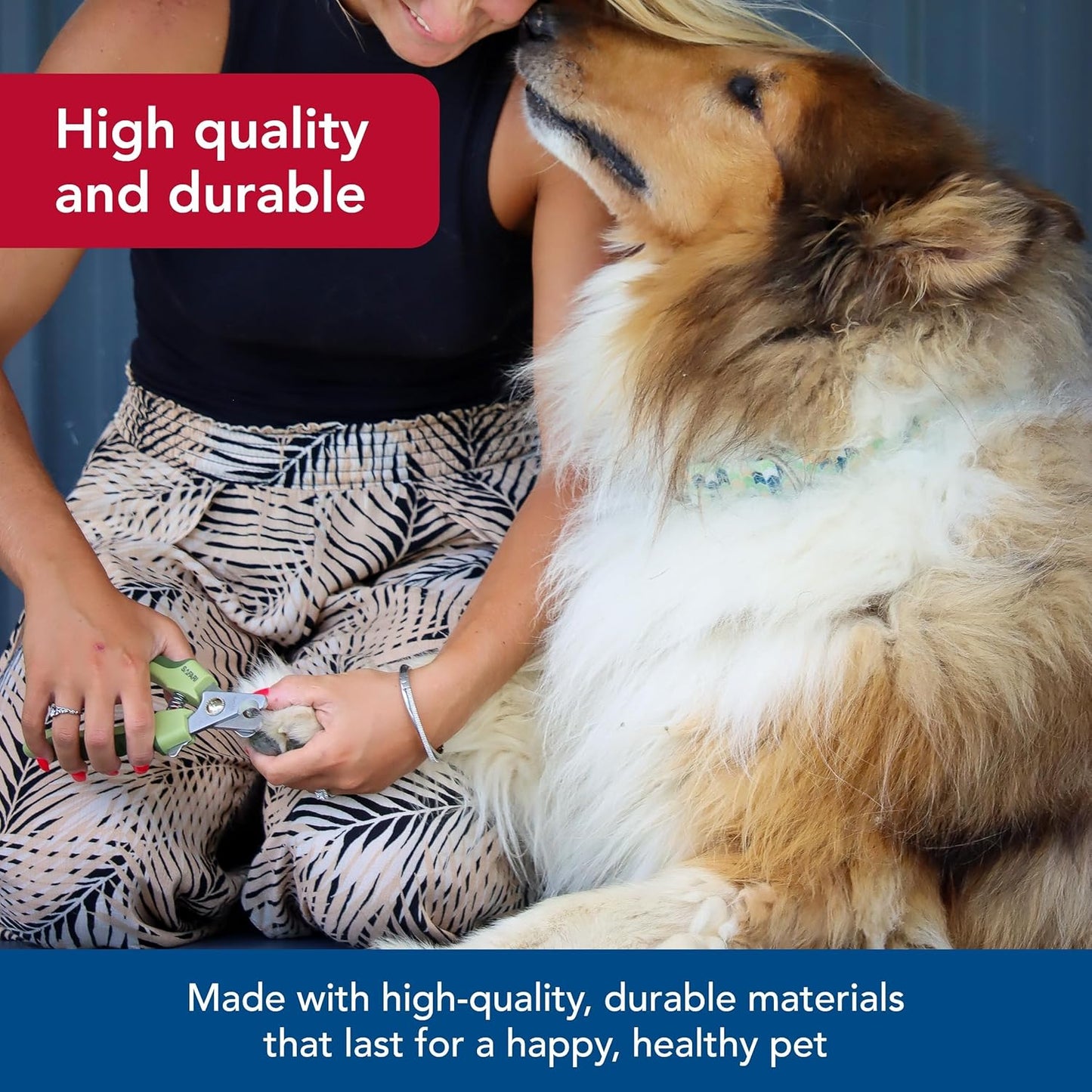 Coastal Pet Safari Professional Dog Nail Trimmer - Dog Nail Clippers for Grooming - Dog Claw Care for Small & Large Dogs - Nail Trimmer - Pet Supplies for Dog Grooming - Standard, 5" x 1.5"