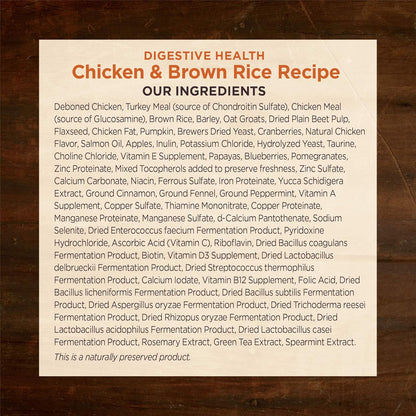 Wellness CORE Digestive Health Dry Dog Food, Wholesome Grains, Natural, Recipe for Dogs with Sensitive Stomachs, Chicken, (24-Pound Bag)