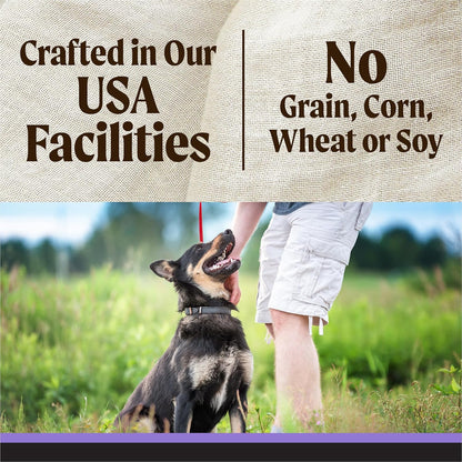 Merrick Backcountry Grain Free Dry Puppy Dog Food, Kibble with Freeze Dried Raw Pieces, Chicken Recipe - 4.0 lb. Bag