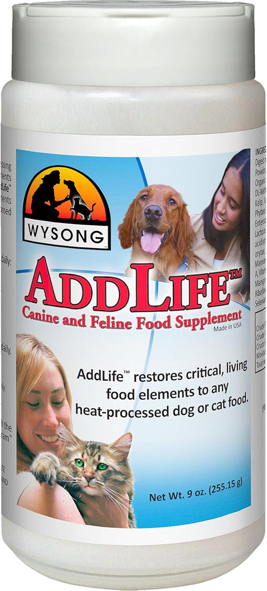 Wysong Addlife Canine/Feline Food Supplement For Dog/Cat - 9 Ounce Bottle