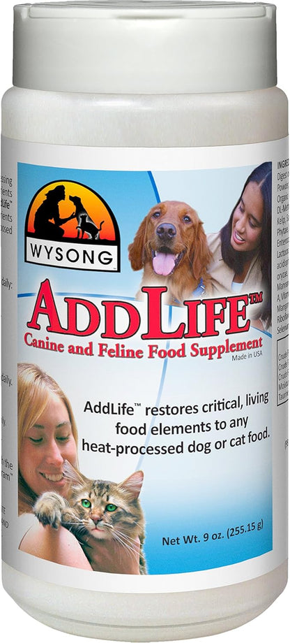 Wysong Addlife Canine/Feline Food Supplement For Dog/Cat - 9 Ounce Bottle