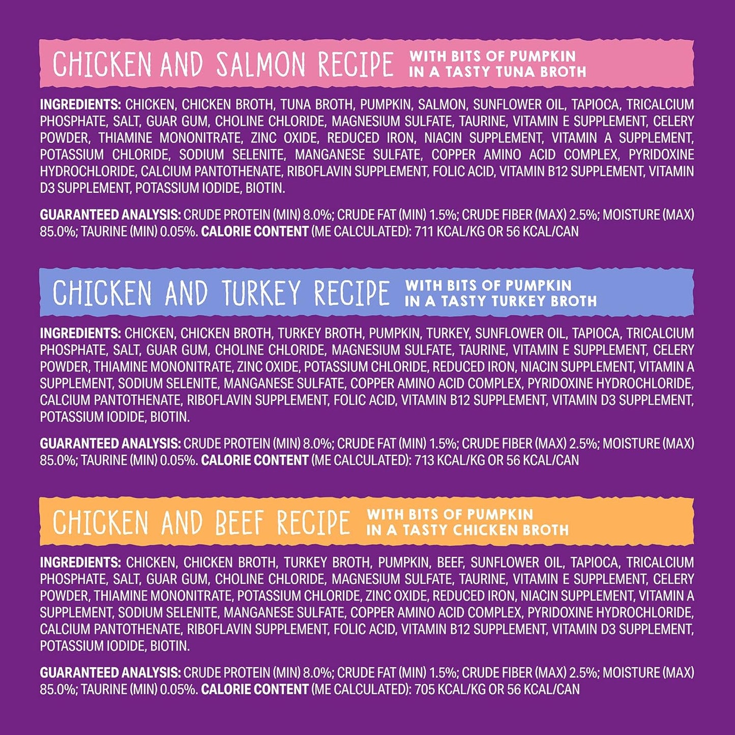 Stella & Chewy’s Carnivore Cravings Savory Shreds Canned Wet Cat Food Variety Pack – (2.8 Ounce Cans, Case of 12)