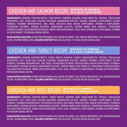 Stella & Chewy’s Carnivore Cravings Savory Shreds Canned Wet Cat Food Variety Pack – (2.8 Ounce Cans, Case of 12)