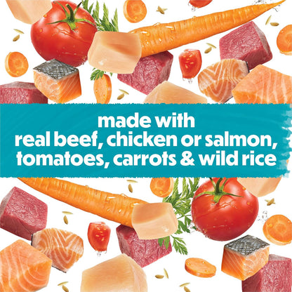 Beneful Purina Small Breed Wet Dog Food Variety Pack, IncrediBites With Real Beef, Chicken and Salmon - (Pack of 30) 3 Oz. Cans