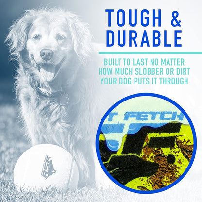 Franklin Pet Supply Co. Ready Set Fetch Oversized Dog Tennis Ball - 8.5" Jumbo Size - Pump Included