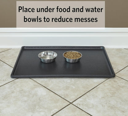 MidWest Homes for Pets Replacement Pan for 42-inch Dog Crates, Fits All Midwest and New World 42-inch Pet Cages, Multiple Uses, Plastic, Black, 9PAN
