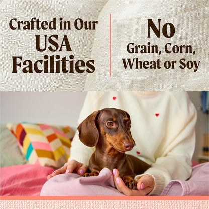 Merrick Lil’ Plates Premium Grain Free Dry Dog Food for Small Dogs, Real Salmon and Sweet Potato Kibble - 4.0 lb. Bag