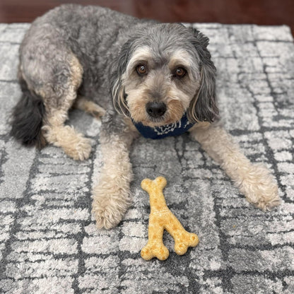 Fieldcrest Farms Nothin' to Hide Collagen-Based Dog Chews, Wishbone, Chicken Flavor, Ultra-Premium, for Dogs Over 50lbs, Easily Digestible, Supports Skin, Coat, Joints & Muscles, 7-Inch, 2 Pieces