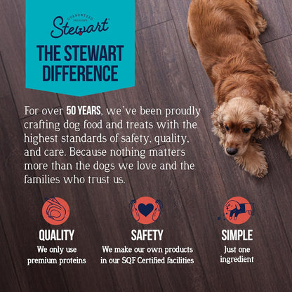 Stewart Beef Liver Dog Treats, 21 oz, ~475 Pieces, Freeze Dried Raw, Single Ingredient, 50% Protein Training Treats or Meal Topper in a Value Size Resealable Tub, Grain Free, Gluten Free