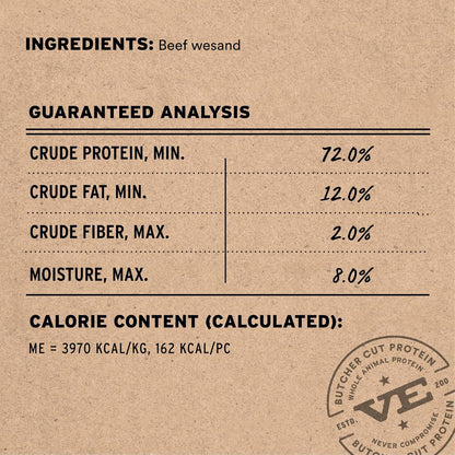 Vital Essentials Freeze-Dried Raw Moo Stick Dog Treat & Natural Chew, 1-Pack | Single Ingredient Dog Treat for Medium Chewers | Made in USA