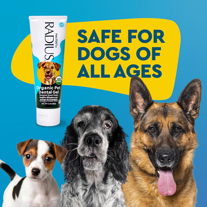 RADIUS Canine Pet Toothpaste, Cinnamon Sweet Potato, 3 oz, Non-Toxic Toothpaste for Dogs, Designed to Clean Teeth, Help Prevent Tartar, & Remove Plaque, Xylitol Free, Pack of 2