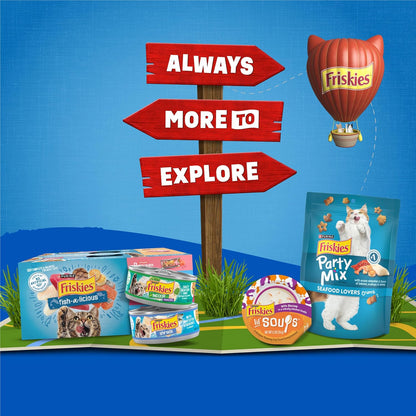 Purina Friskies Dry Cat Food Seafood Sensations With Salmon, Tuna, and Shrimp Flavors - 22 lb. Bag