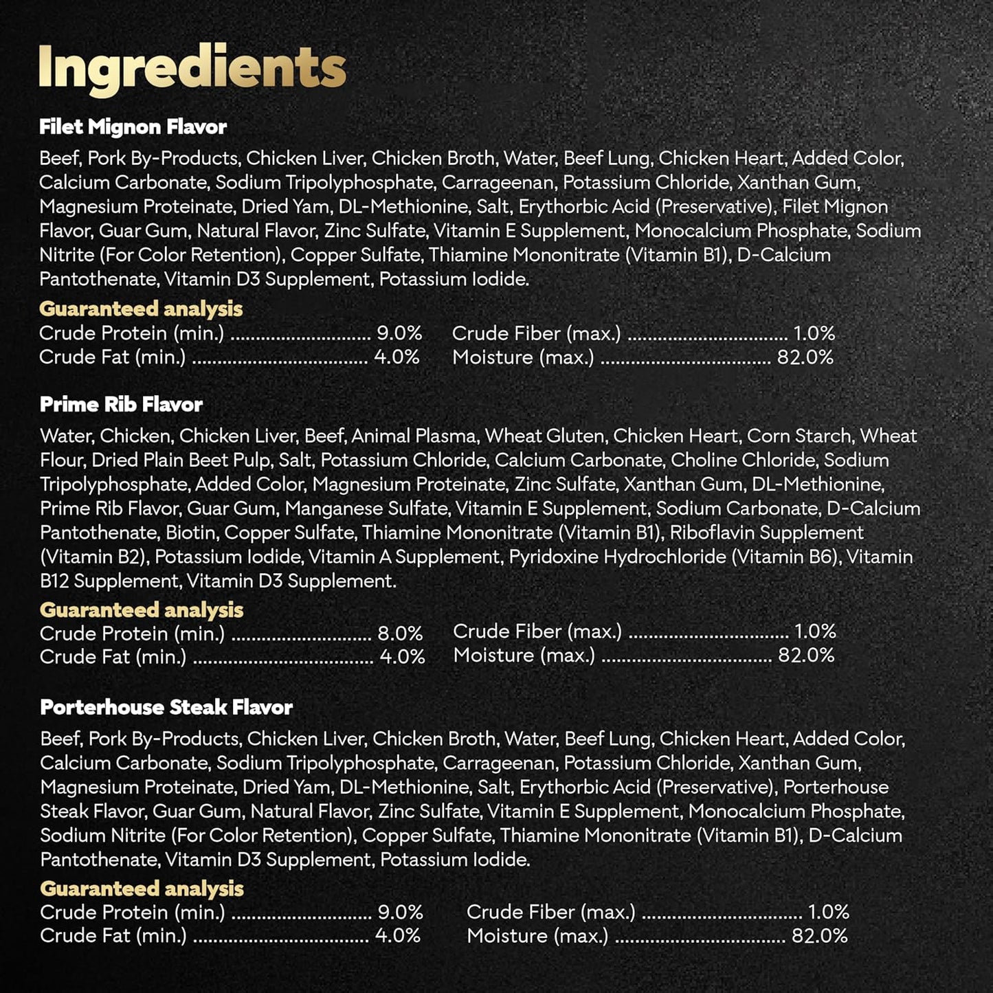 Cesar Adult Wet Dog Food Steak Lovers Variety Pack with Real Meat, 3.5 oz. Easy Peel Trays, 36 Count