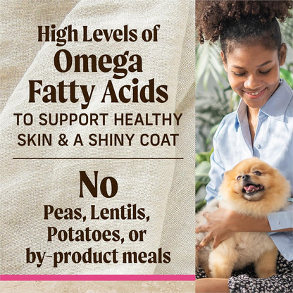 Merrick Healthy Grains Premium Dry Dog Food for Small Dogs, Wholesome and Natural Kibble, Small Breed Recipe - 12.0 lb. Bag