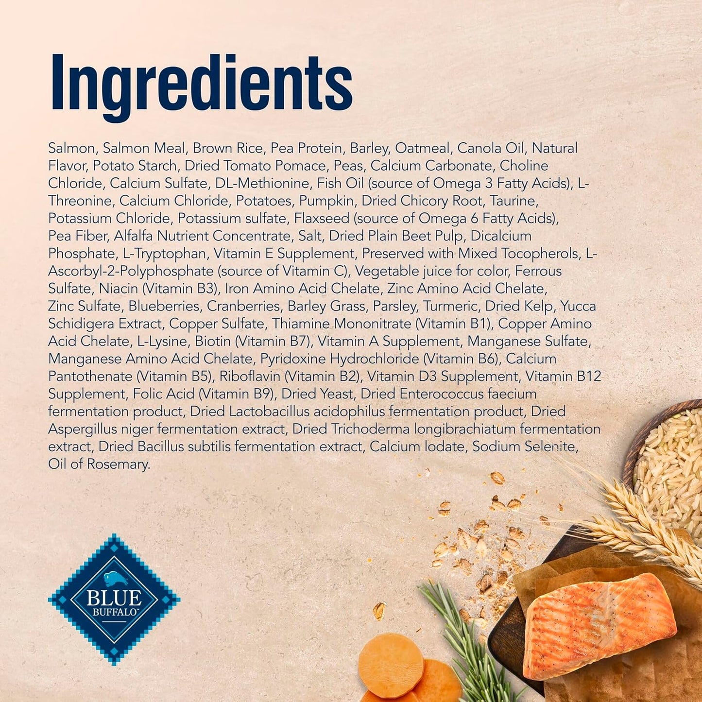 Blue Buffalo True Solutions Skin & Coat Care Natural Dry Cat Food for Adult Cats, Salmon, 11-lb. Bag