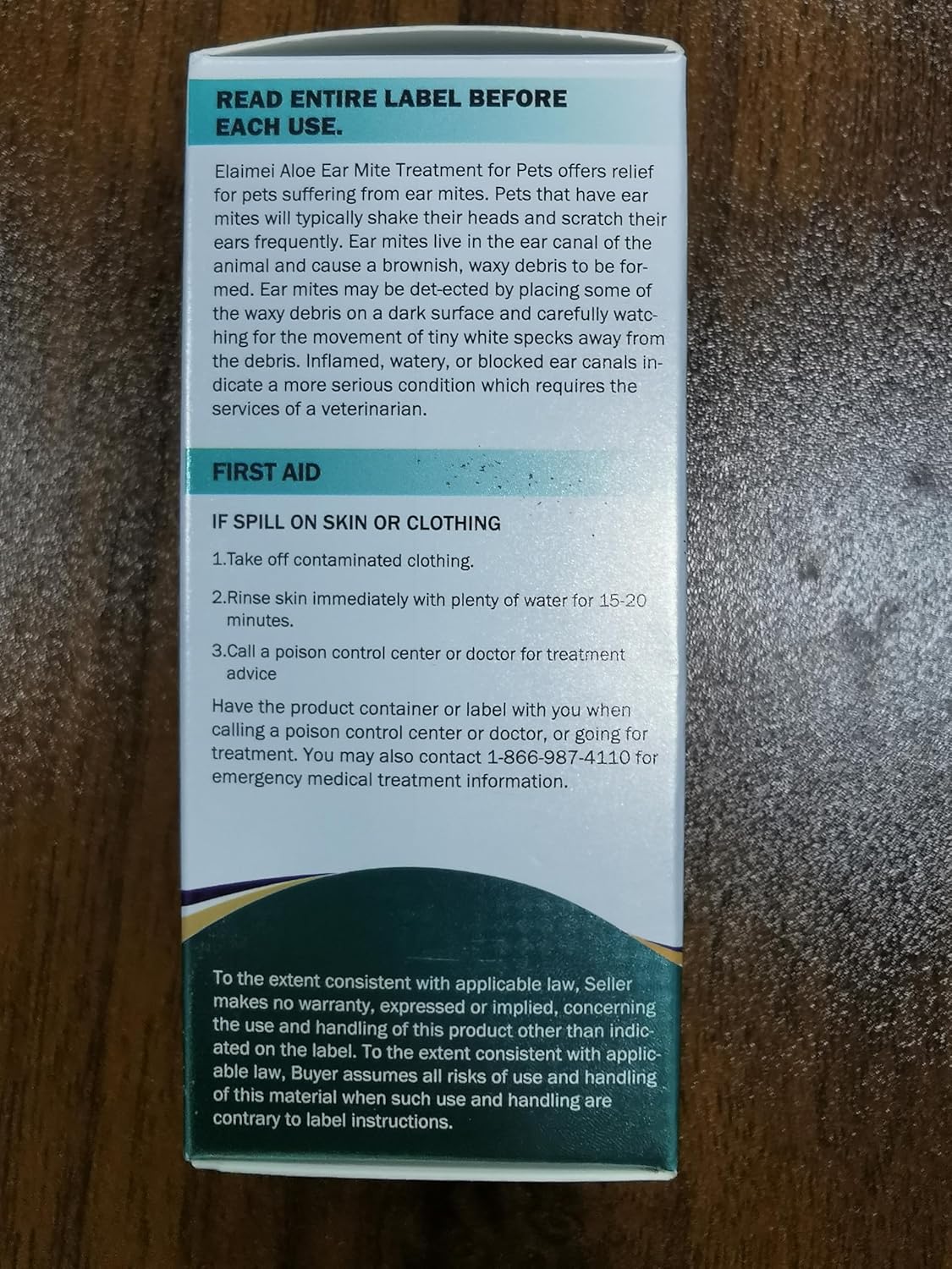 Ear Mite Treatment for Dogs & Cats,Ear Mite Treatment for Dogs Yeast Infection,Dog Ear Infection Treatments,100% Natural Ears Drops for Dog & Cat,Aloe Ear Mite,Safe for Pets 0.75oz Bottle