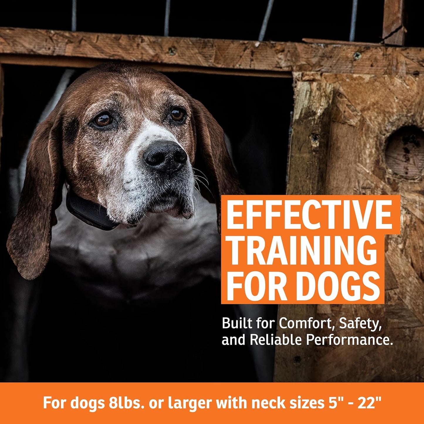 SportDOG Brand NoBark 10 Collar, Dog Bark Collars, Rechargeable, Programmable Bark Collar, Silent Partner Technology, Two Modes of Operation, Waterproof Collar (Black)