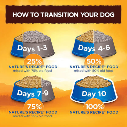 Nature's Recipe Grain Free Dry Dog Food, Salmon, Sweet Potato & Pumpkin Recipe, 4 lb. Bag