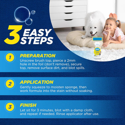 Carbona Oxy-Powered Pet Stain & Odor Remover | Carpet Cleaner for Pets | 13.5oz