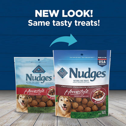 Blue Buffalo Nudges Homestyle Natural Beef and Rice Dog Treats