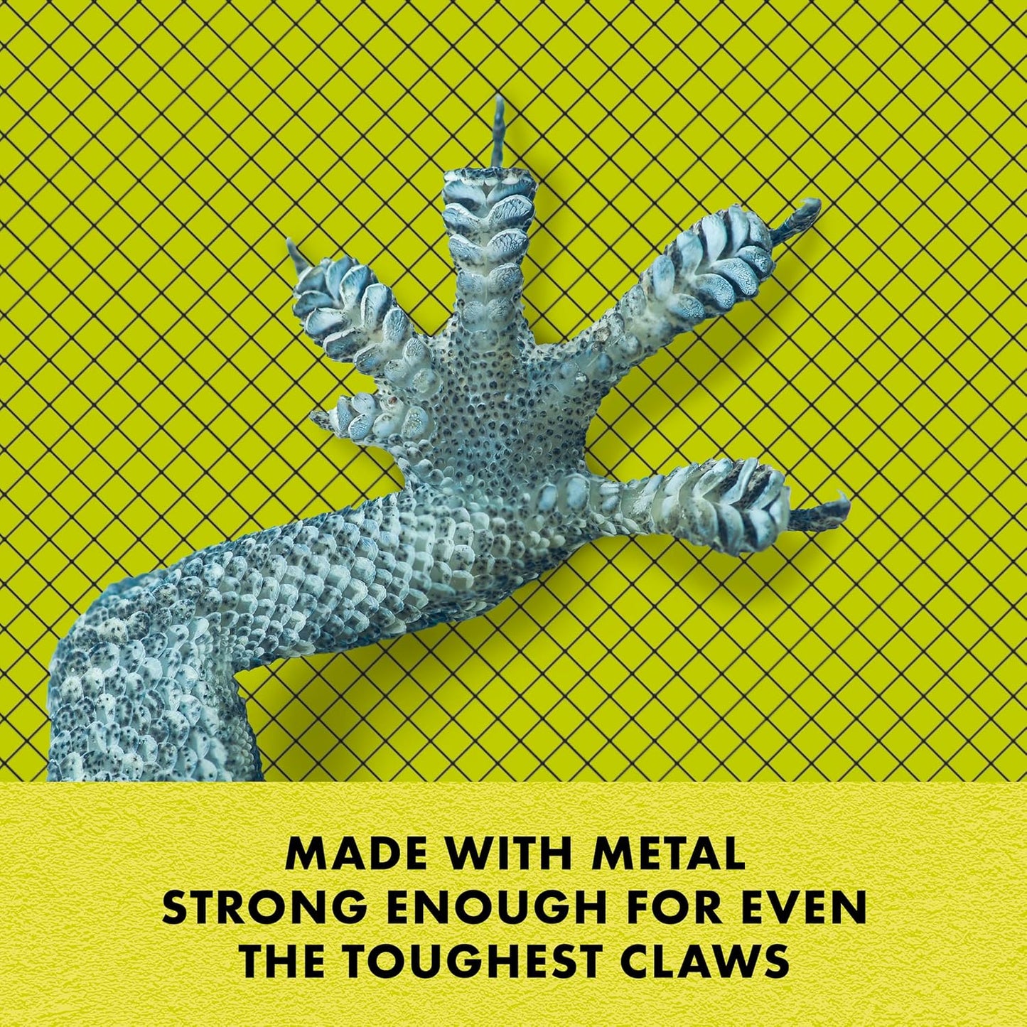 Zilla Fresh Air Screen Cover with Center Hinge, Secure and Durable Metal Mesh Cover for Reptile Terrariums, 48 x 13 inches