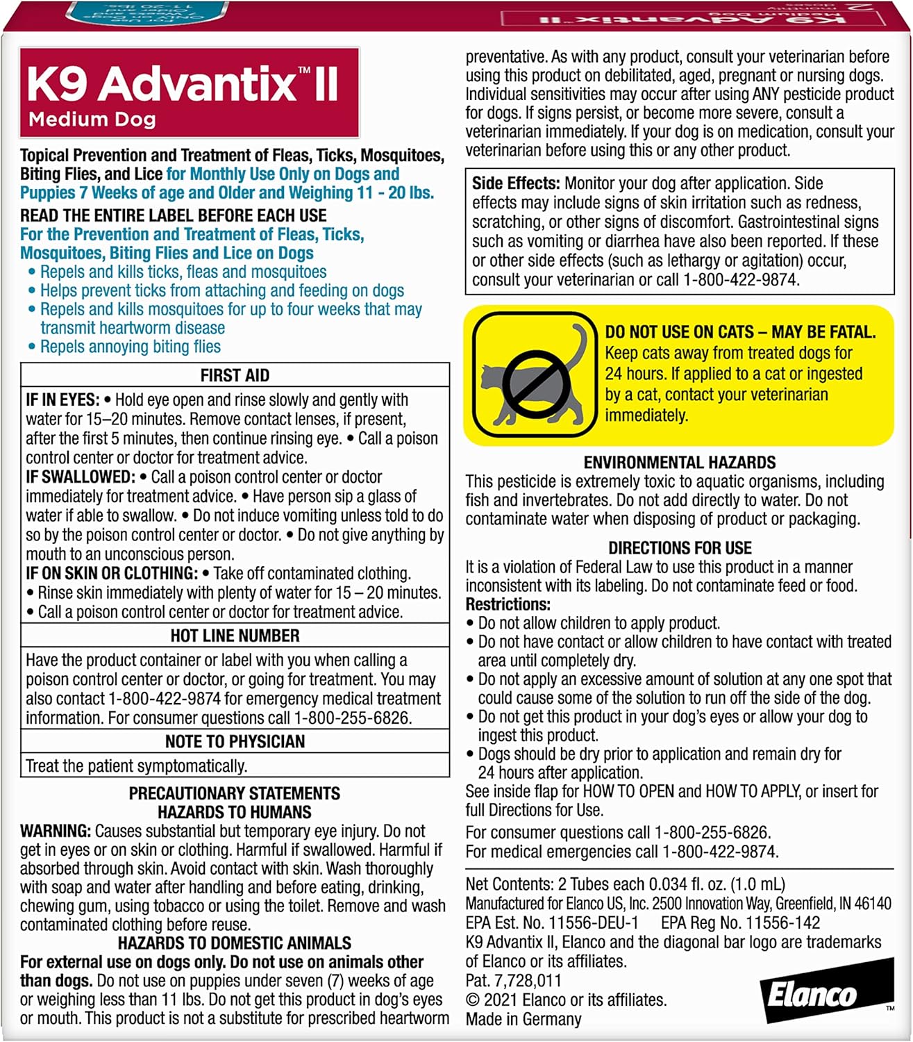Bundle of K9 Advantix II Medium Dog | 2-Mo Supply + Pet Protect Skin Health Soft Chews for Dogs, 60 Count