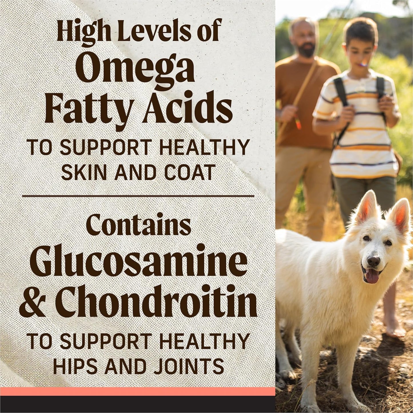 Merrick Backcountry Grain Free Dry Adult Dog Food, Kibble With Freeze Dried Raw Pieces, Pacific Catch With Salmon - 4.0 lb. Bag