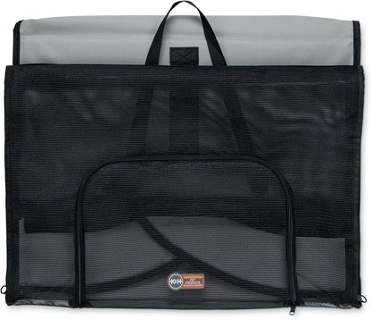 K&H Pet Products Enclosed Large Dog Car Seat, Travel Safety Carrier, Dog Travel Car Seat, Soft-Sided Covered Pet Carrier, Washable Pad, Multiple Entrances, Mesh Windows - Large 29.5 X 22 X 25.5in