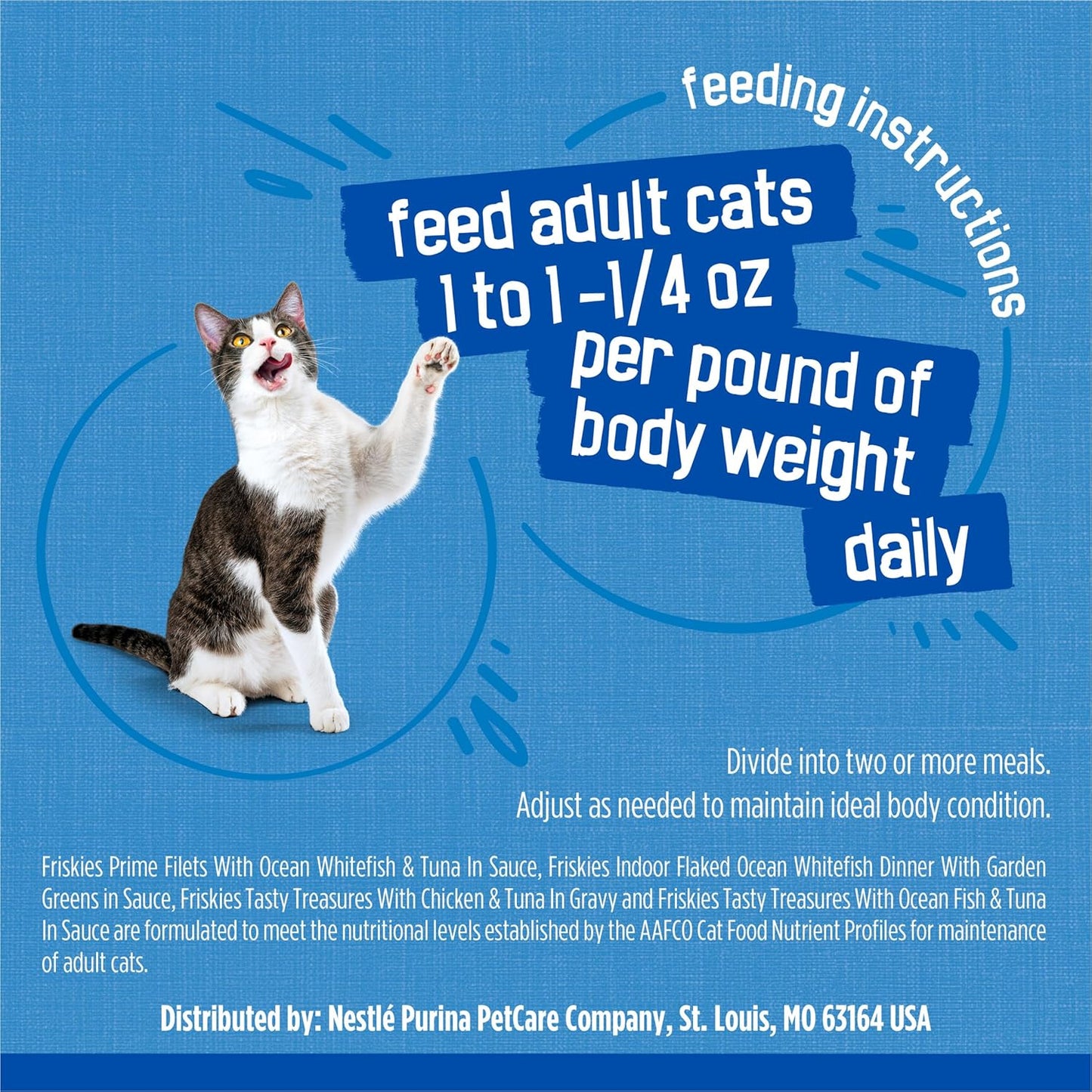 Friskies Purina Wet Cat Food Variety Pack, Oceans of Delight Flaked and Prime Filets - (Pack of 80) 5.5 oz. Cans