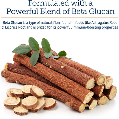Rx Vitamins GlucaMune Forte - Immune Support Supplement with Beta Glucan for Dogs and Cats - Strengthens Natural Defenses for Overall Health - 60ct