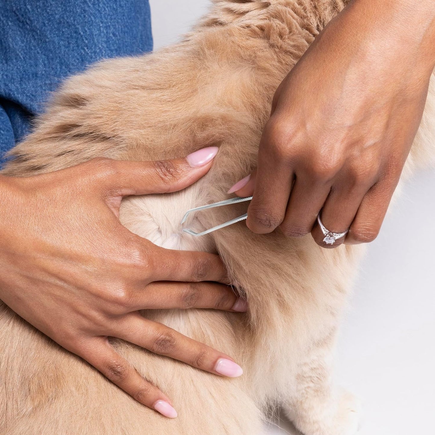 Tweezerman Pet Tick Removal Tweezer, Tick Removal Tool for Dogs and Cats