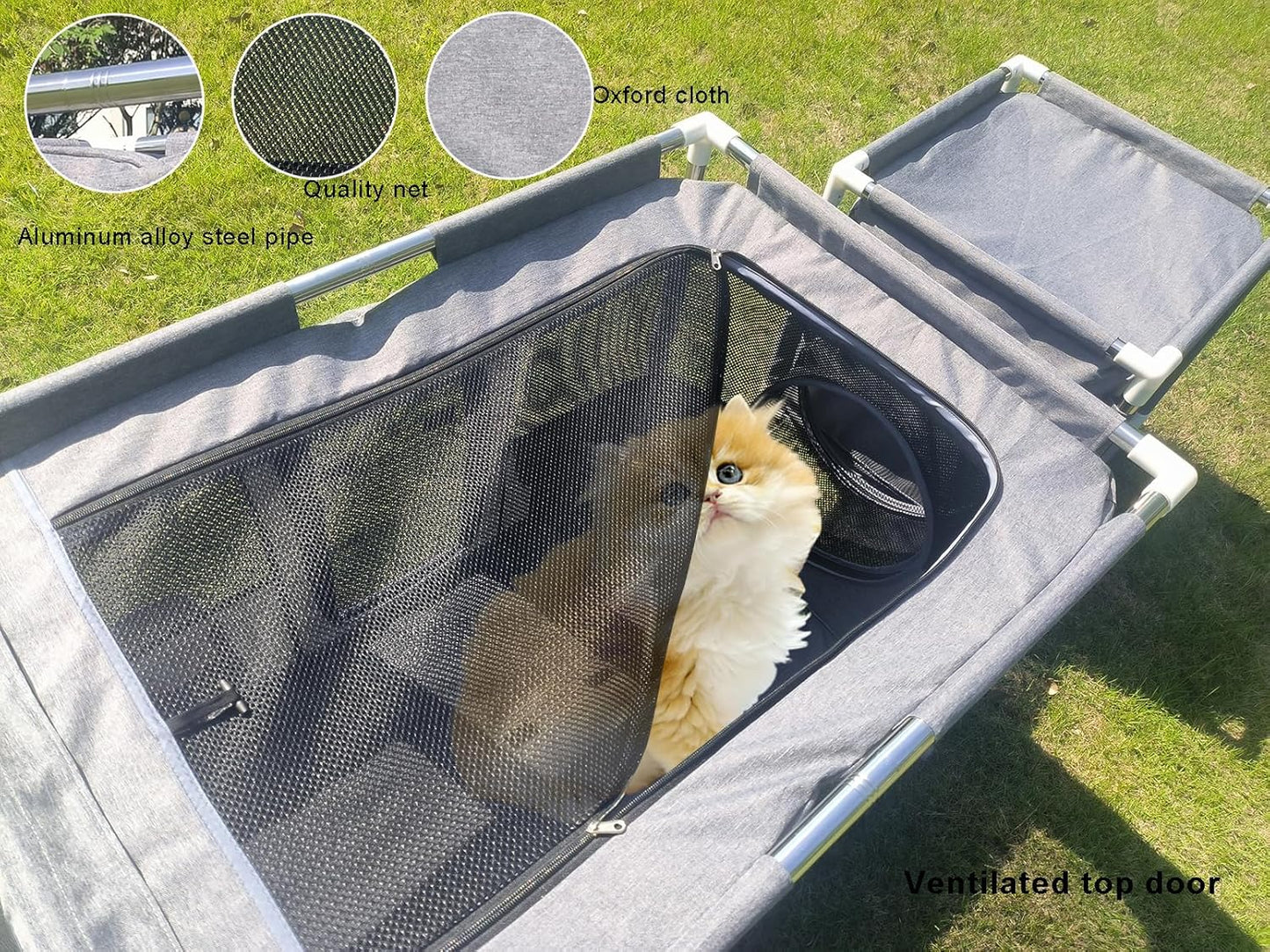 3-in-1 Dog Playpen,Pop Up Pet Playpen Cats Enclosure for Kitten and Puppy Indoor Outdoor Use