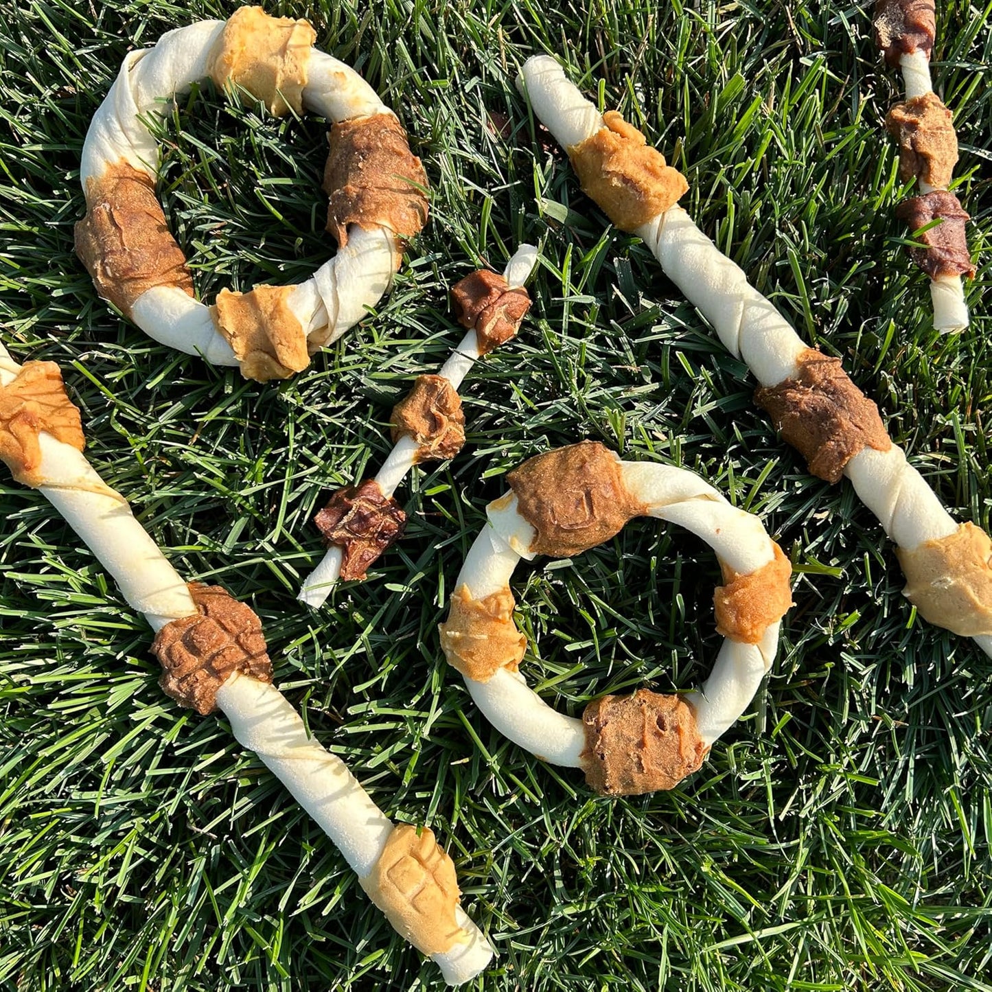 Cadet Gourmet Shish Kabob Dog Treats for Large Dogs, Healthy & Natural Chicken & Sweet Potato Chew Sticks, Beef Hide, Extra Large 10 Inch, 4 Count (Pack of 1)