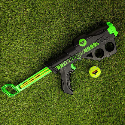 Franklin Pet Supply Co. Mini Tennis Ball Launcher for Dogs - Dog Mini Tennis Ball Thrower Cannon for Fetch + Active Play - Perfect Toy for Small Breeds