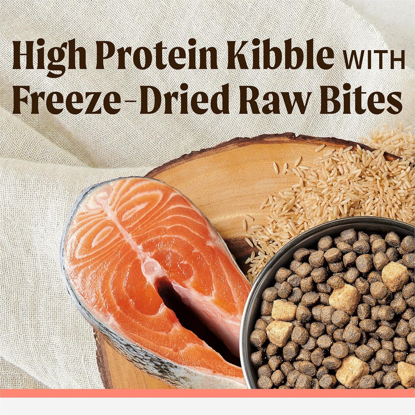 Merrick Backcountry Healthy Grains Premium Dog Food Kibble with Freeze Dried Raw Pieces, Pacific Catch Recipe - 20.0 lb. Bag