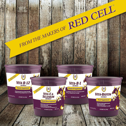 Farnam Horse Health Vita E & Selenium Crumbles Horse Vitamin Supplement, Supports optimal muscle health & antioxidant support, 3 lbs., 96 day supply