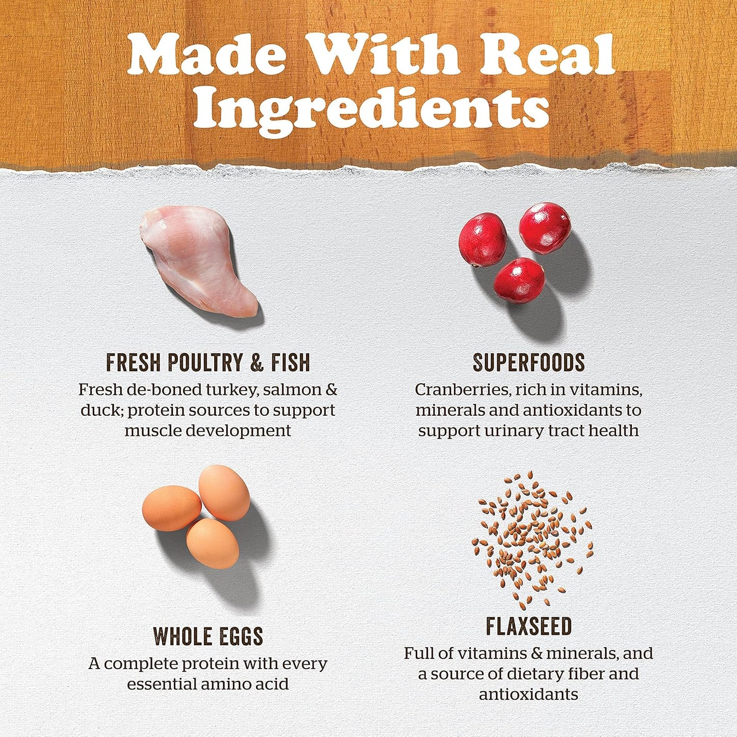 Now Fresh Grain-Free Dry Cat Food with Turkey, Salmon & Duck, Healthy Kibble for Adults Made with Real Meat & Fish, Chicken-Free, with Pumpkin & Probiotics for Sensitive Stomachs, 3 lb Bag