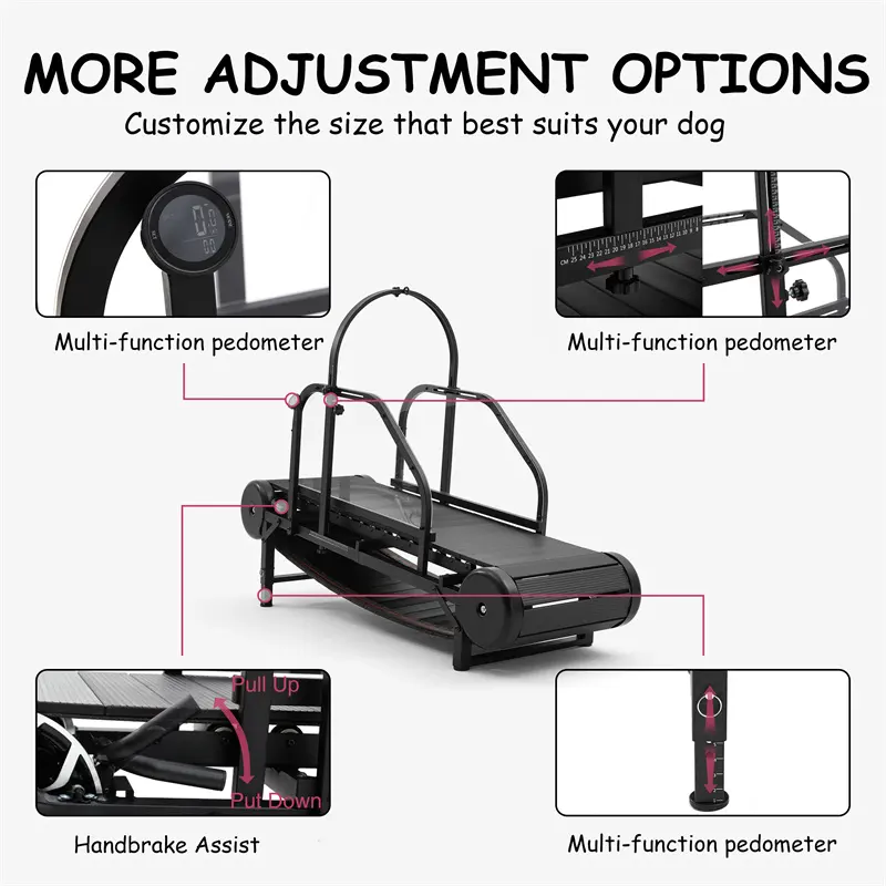 Non-Electric Doggy Exercise Treadmill Outdoor Sport Slatmill for Dogs Training Pet Training Supplies