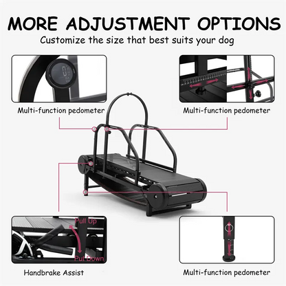 Non-Electric Doggy Exercise Treadmill Outdoor Sport Slatmill for Dogs Training Pet Training Supplies